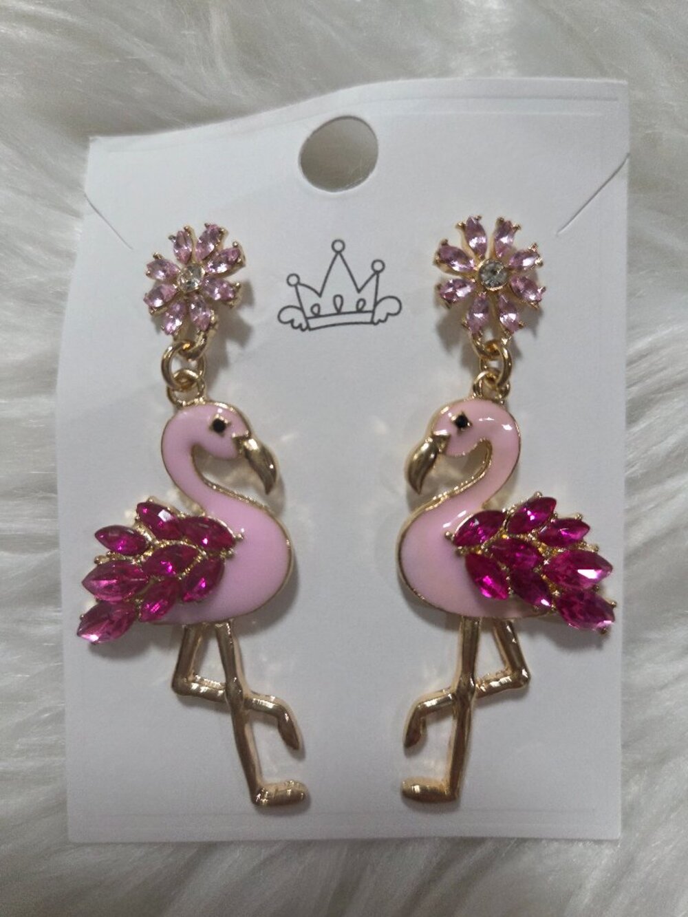 Flamingo Design Earrings